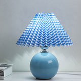 Nordic Ceramic Pleated Table Light | 1-Light