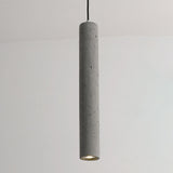 Industrial Cement Cylindrical Pendant 1-Light