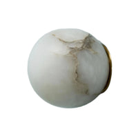Japandi Marble Orb Wall Sconce LED 1-Light