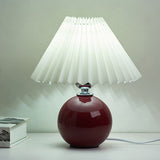 Nordic Ceramic Pleated Table Light | 1-Light