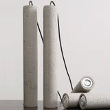 Industrial Cement Cylindrical Pendant 1-Light