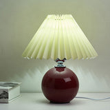 Nordic Ceramic Pleated Table Light | 1-Light