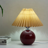 Nordic Ceramic Pleated Table Light | 1-Light