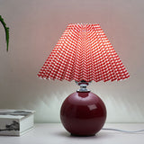 Nordic Ceramic Pleated Table Light | 1-Light