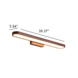Modern LED Linear Mirror Wall Light | 1-Light