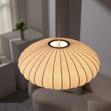 Japanese Fabric Round Pendant 1-Light Lasson Living