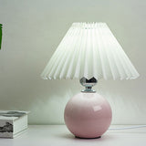 Nordic Ceramic Pleated Table Light | 1-Light