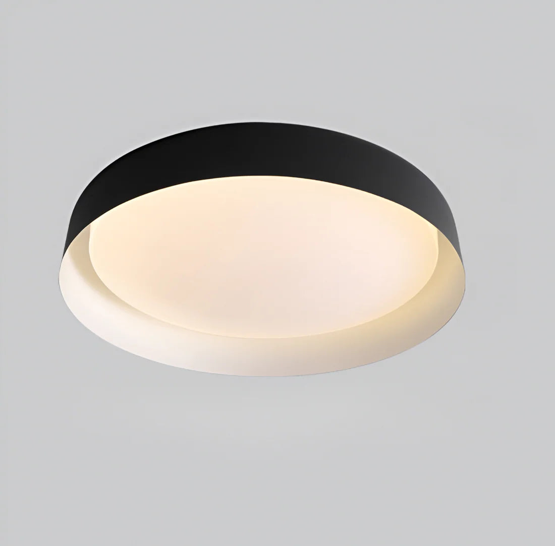 Wabi-Sabi Wood Grain Round Ceiling Light LED 1-Light