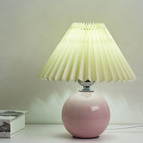 Nordic Ceramic Pleated Table Light | 1-Light
