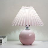 Nordic Ceramic Pleated Table Light | 1-Light