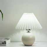 Nordic Ceramic Pleated Table Light | 1-Light
