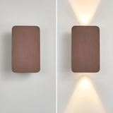 Minimalist Glass Wall Sconce LED 2-Lights