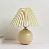 Nordic Ceramic Pleated Table Light | 1-Light
