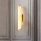 Modern Minimalist Spanish Marble Copper Wall Sconce LED 1-Light