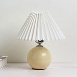 Nordic Ceramic Pleated Table Light | 1-Light