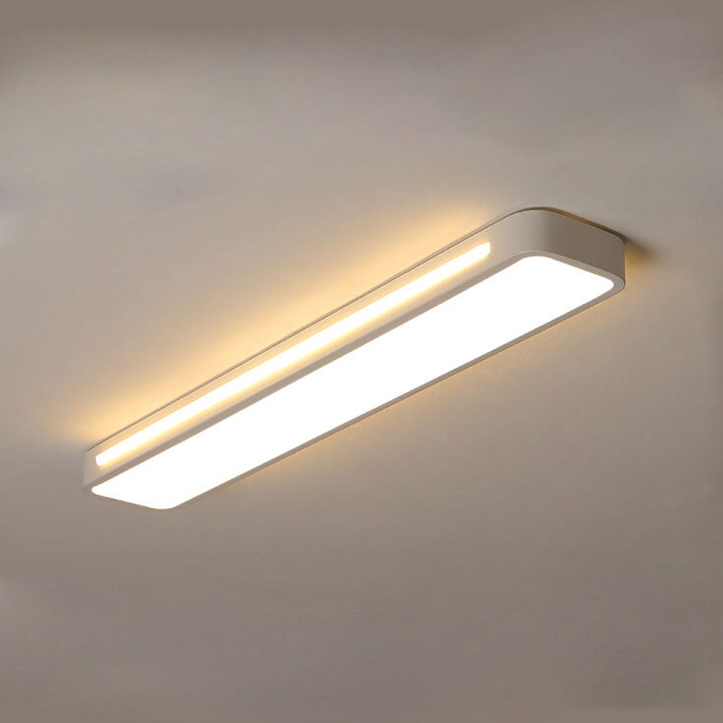 Nordic Minimalist Linear LED Flush Mount Ceiling Light