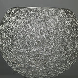 Modern Textured Dome Semi-Flush Ceiling Light | LED 1-Light