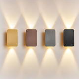 Minimalist Glass Wall Sconce LED 2-Lights