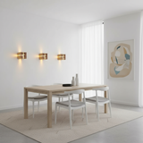 Warm Wood Cube Wall Light 1-Light