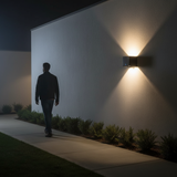 Modern Cube Outdoor Wall Light LED 1-Light
