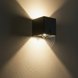Modern Cube Outdoor Wall Light LED 1-Light