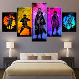 BowLift | 5 piece Naruto Anime - canvas wall art painting Lasson Living