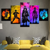 BowLift | 5 piece Naruto Anime - canvas wall art painting Lasson Living