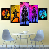 BowLift | 5 piece Naruto Anime - canvas wall art painting Lasson Living
