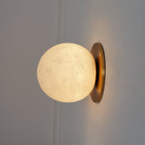 Alabaster Globe LED Wall Sconce 1-Light