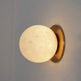 Alabaster Globe LED Wall Sconce 1-Light