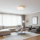 Art Deco Vintage Round Glass Ceiling Light 1-Light