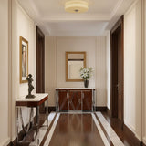 Art Deco Vintage Round Glass Ceiling Light 1-Light