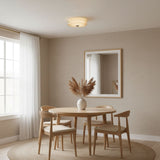 Art Deco Vintage Round Glass Ceiling Light 1-Light