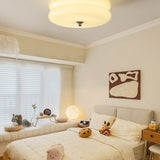 Art Deco Vintage Round Glass Ceiling Light 1-Light