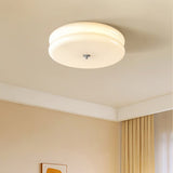 Art Deco Vintage Round Glass Ceiling Light 1-Light