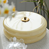 Art Deco Vintage Round Glass Ceiling Light 1-Light