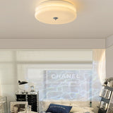 Art Deco Vintage Round Glass Ceiling Light 1-Light