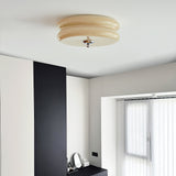 Art Deco Vintage Round Glass Ceiling Light 1-Light