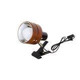 Japanese Solid Wood Round Clip Table Light | 1-Light