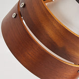 Japanese Solid Wood Round Clip Table Light | 1-Light