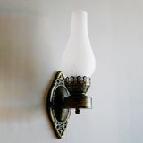 Vintage Glass Kerosene Style LED Wall Sconce | 1-Light