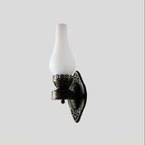 Vintage Glass Kerosene Style LED Wall Sconce | 1-Light