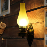 Vintage Glass Kerosene Style LED Wall Sconce | 1-Light