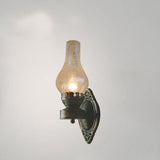 Vintage Glass Kerosene Style LED Wall Sconce | 1-Light