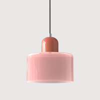 Bauhaus Glass Cylinder Pendant Light LED 1-Light Lasson Living