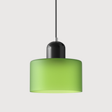 Bauhaus Glass Cylinder Pendant Light LED 1-Light