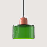 Bauhaus Glass Cylinder Pendant Light LED 1-Light