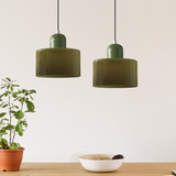 Bauhaus Glass Cylinder Pendant Light LED 1-Light