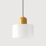 Bauhaus Glass Cylinder Pendant Light LED 1-Light