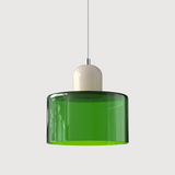 Bauhaus Glass Cylinder Pendant Light LED 1-Light